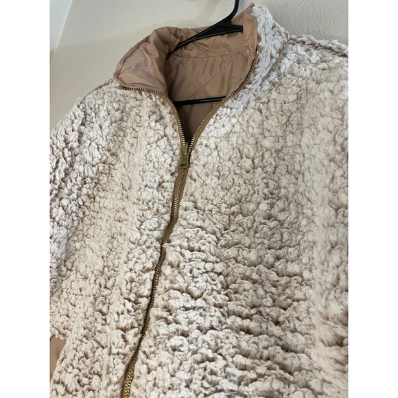 SIMPLY SOUTHERN REVERSIBLE JACKET CAMEL SIZE L - Picture 3 of 10